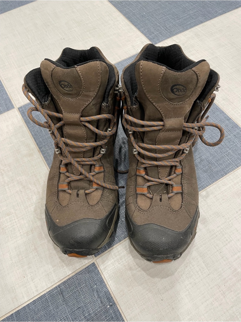 OBOZ Sawtooth Mid B-DRY Waterproof Hiking Boots Brown